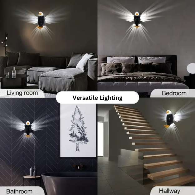 Artistic Eagle Wall Light - Wall Light - Wild Eye Vision