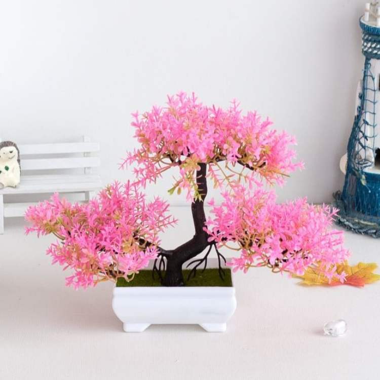 AuraBloom Decorative Bonsai Pot - Artificial Plant - Wild Eye Vision