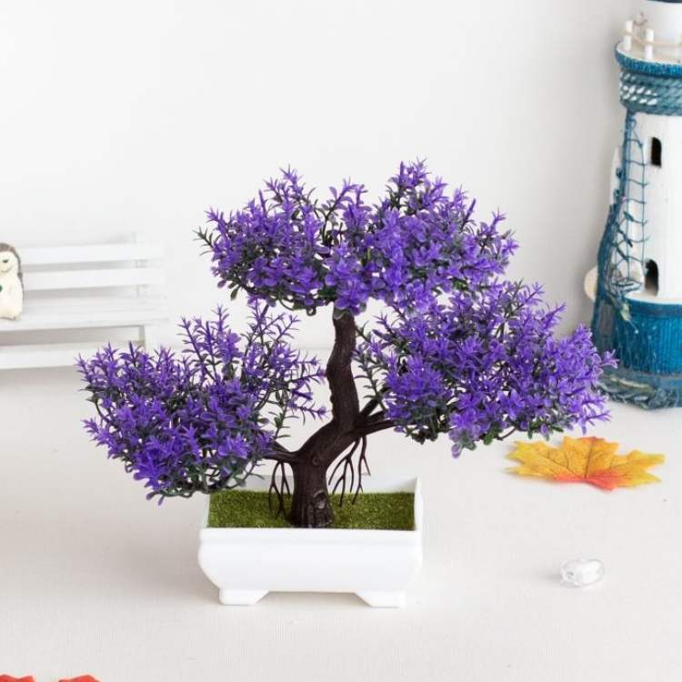 AuraBloom Decorative Bonsai Pot - Artificial Plant - Wild Eye Vision