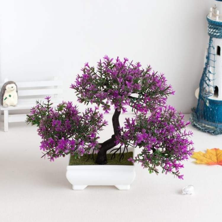 AuraBloom Decorative Bonsai Pot - Artificial Plant - Wild Eye Vision