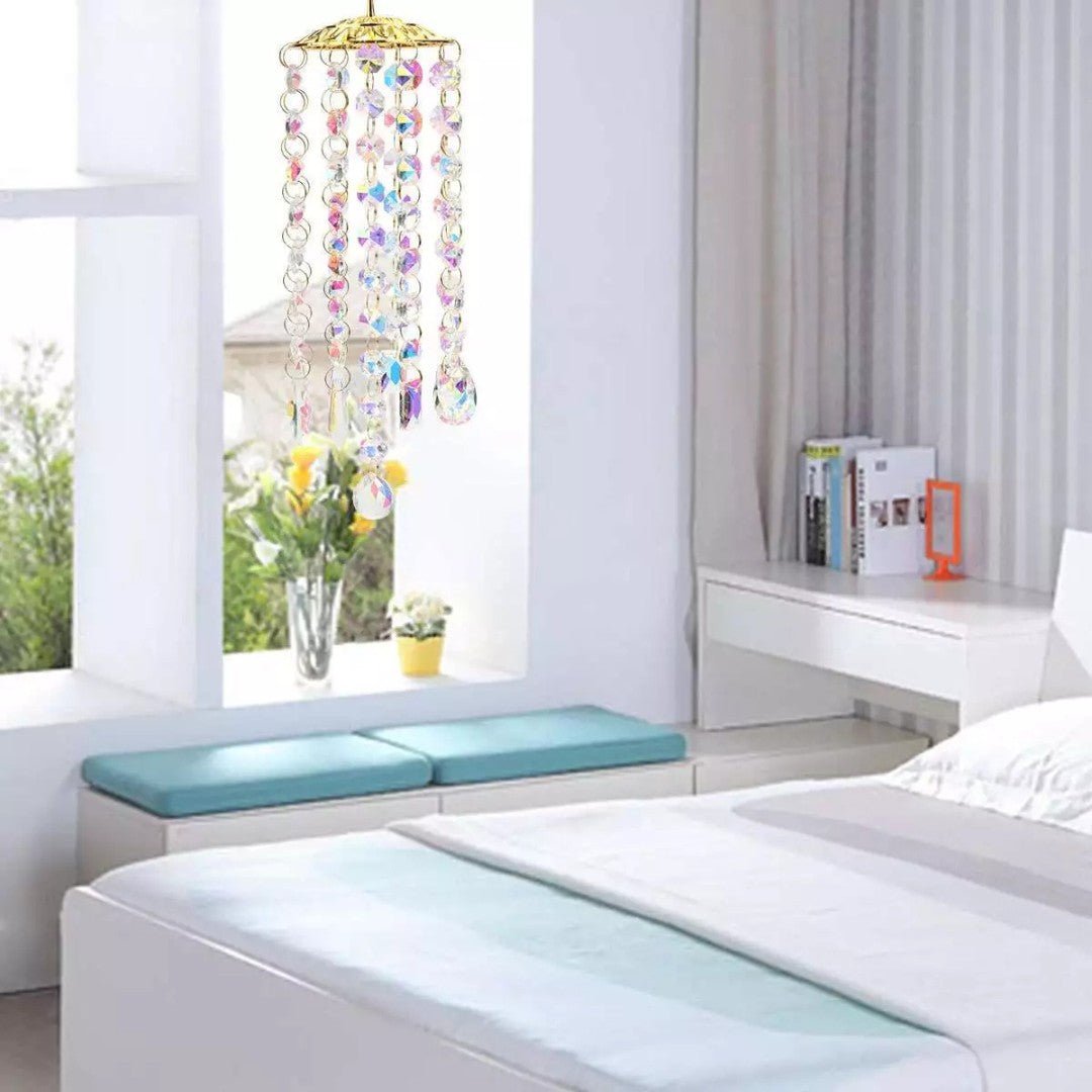 AuroraGlow – Hanging Crystal Wind Chime Sun Catcher - Wind Chime - Wild Eye Vision