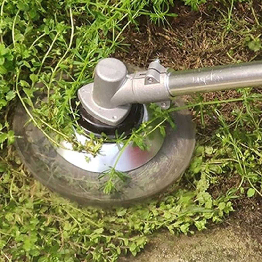 BladePro – 360° Carbon Steel Wire Brush Cutter Head for Grass & Weed Trimming - Strimmer Head - Wild Eye Vision