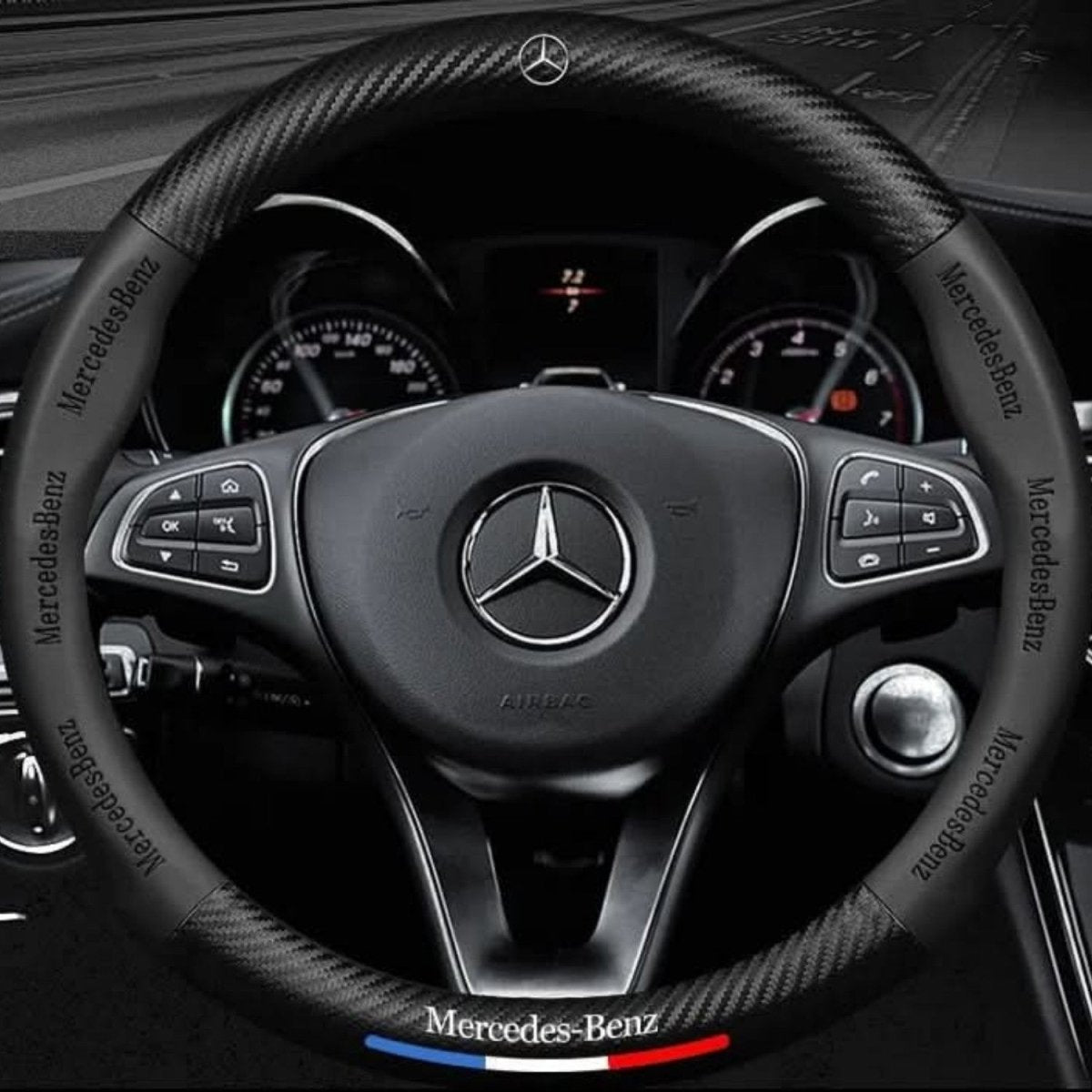 Breathable Anti - Slip Steering Wheel Cover for Comfort - Steering Wheel Cover - Wild Eye Vision