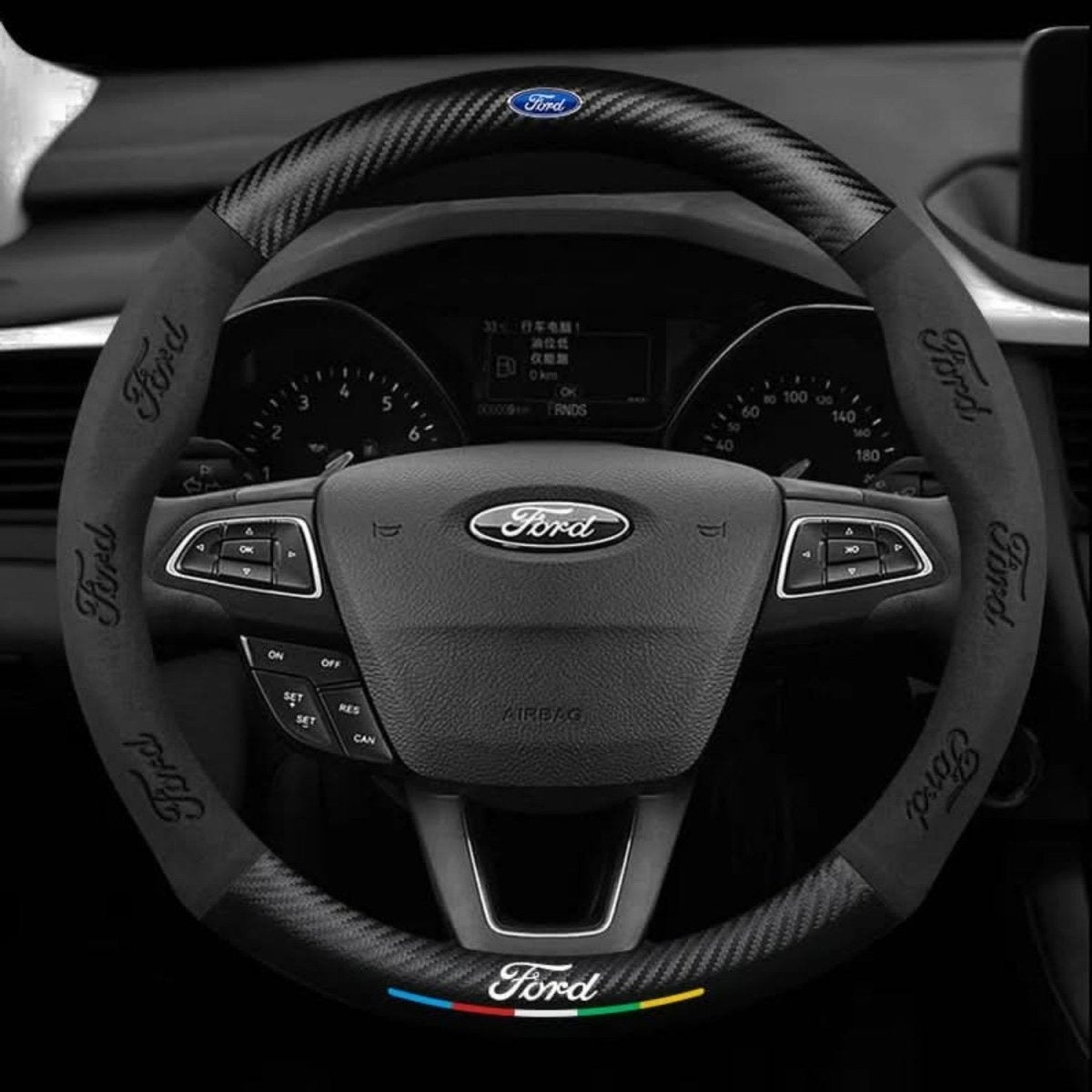 Breathable Anti - Slip Steering Wheel Cover for Comfort - Steering Wheel Cover - Wild Eye Vision