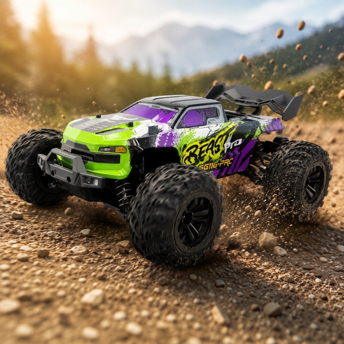 Brushless 4WD High-Speed RC Truck - RC Car 4x4 - Wild Eye Vision