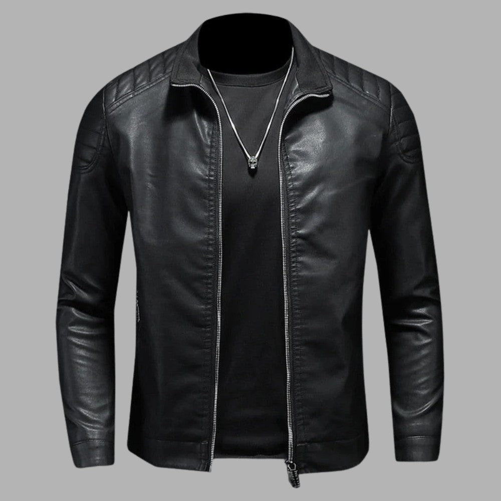 Classic Tailored Leather Jacket - Men's Leather Jacket - Wild Eye Vision
