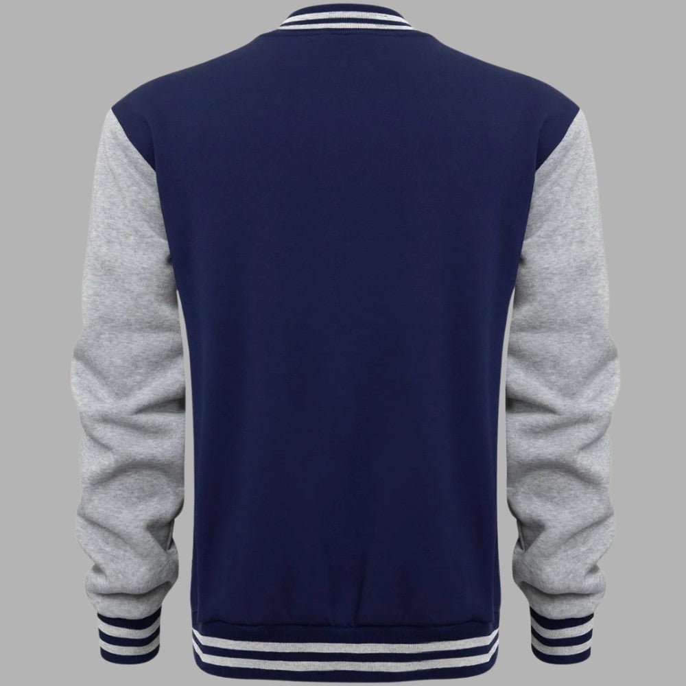 Classic Two - Tone Baseball Jacket - Men's Baseball Jacket - Wild Eye Vision