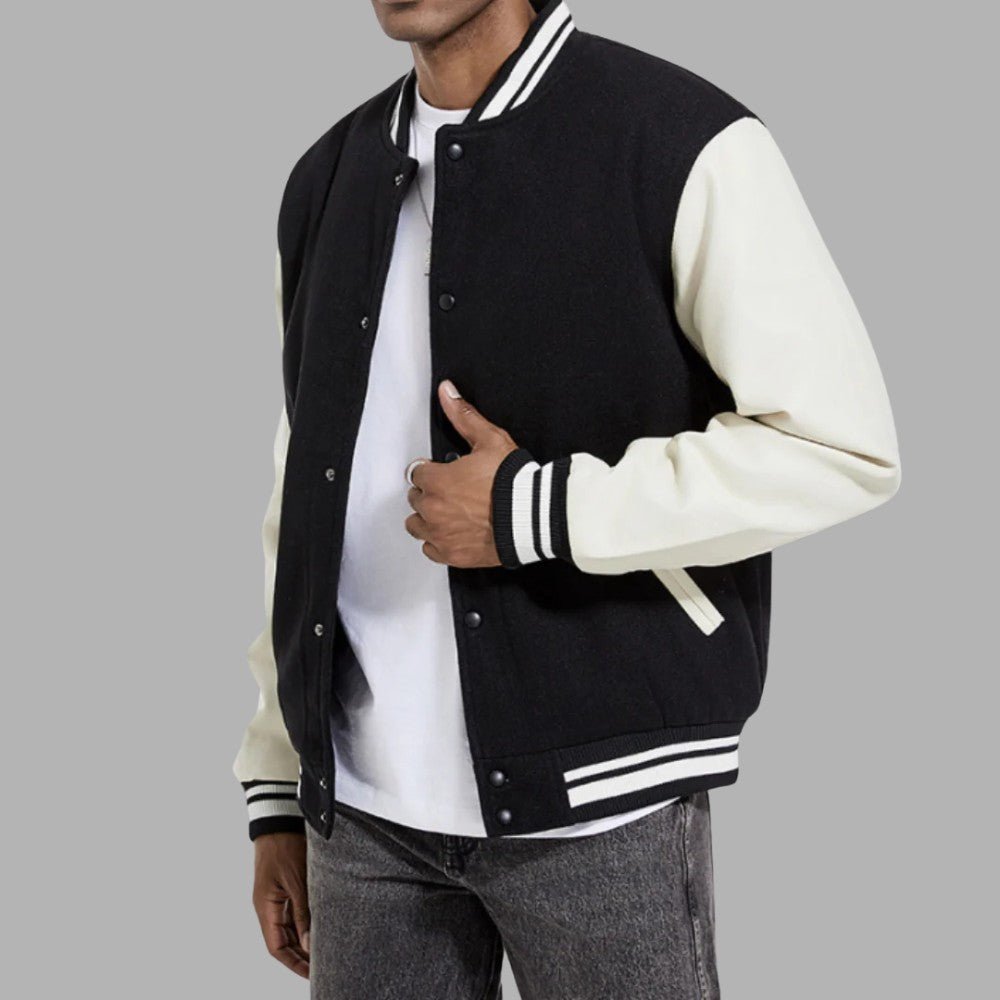 Classic Varsity Letterman Jacket - Men's Jacket - Wild Eye Vision