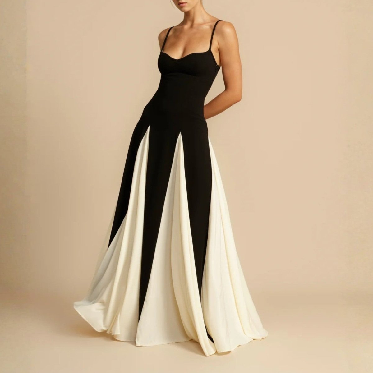 Color Block Maxi Dress - Maxi Dress - Wild Eye Vision