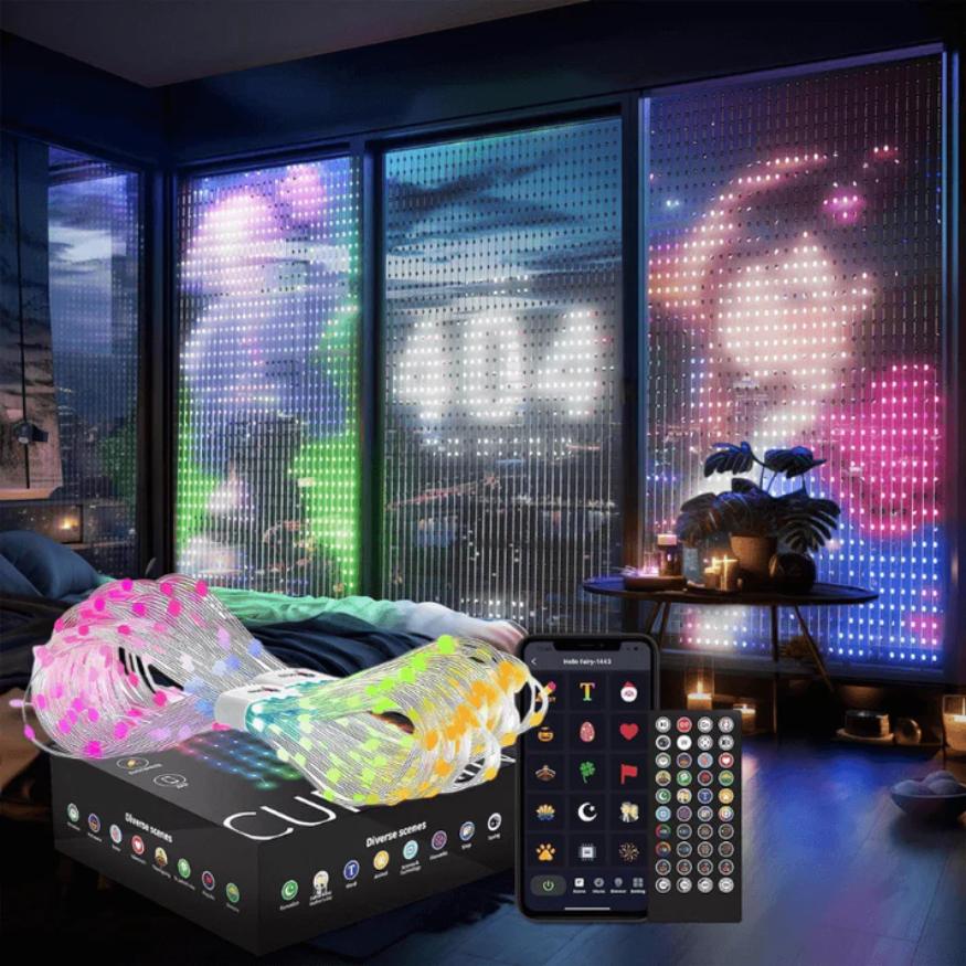 ColorWave LED Curtain Sync Lights - LED Curtain Lights - Wild Eye Vision
