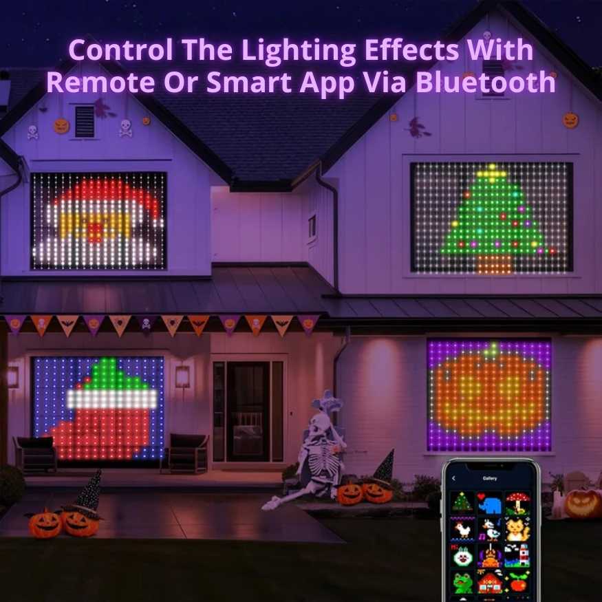 ColorWave LED Curtain Sync Lights - LED Curtain Lights - Wild Eye Vision