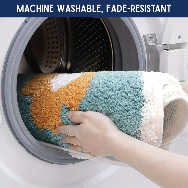 CosyBloom Floral Bath Mat - Bath Mat - Wild Eye Vision