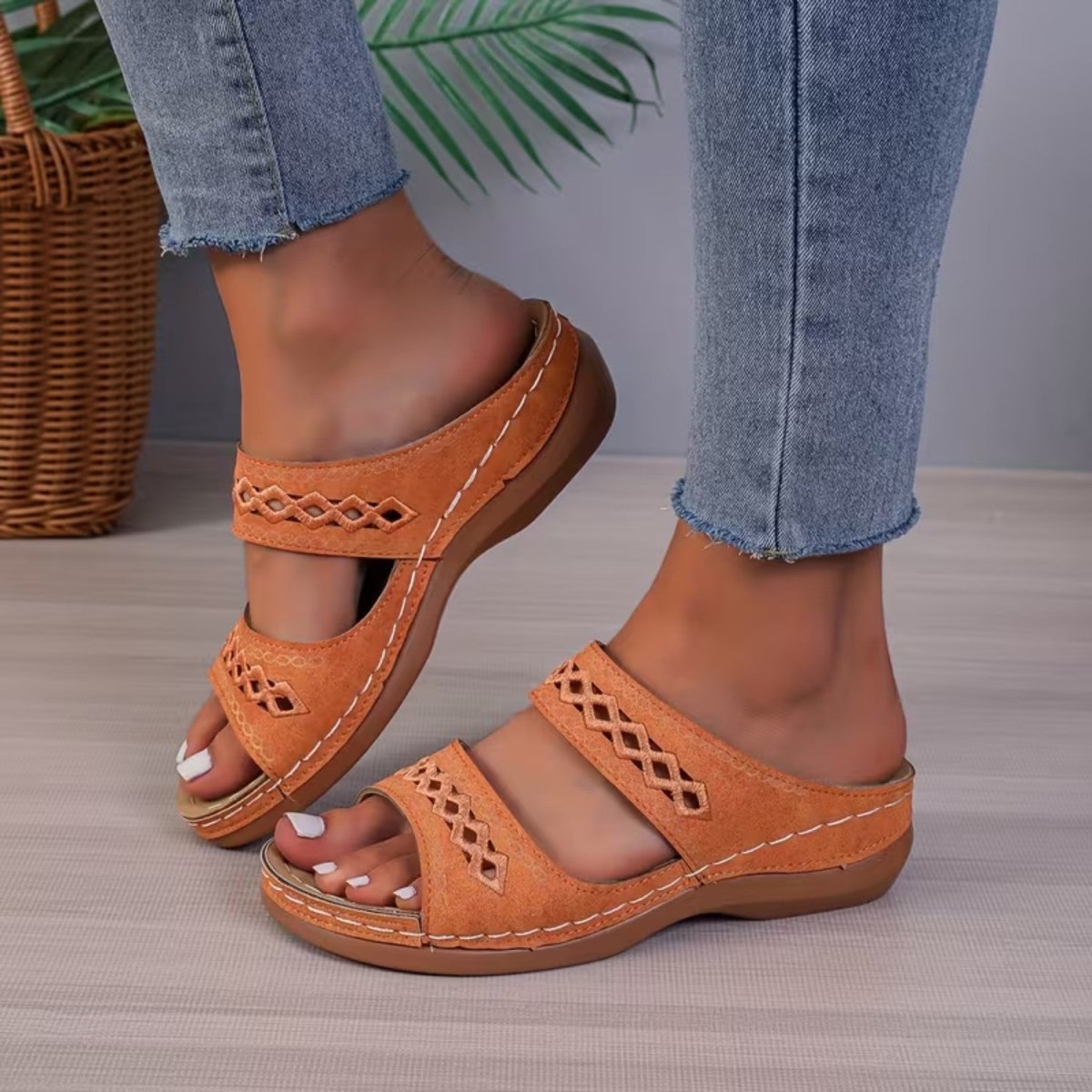 Cushioned Orthopedic Sandals - Sandals - Wild Eye Vision