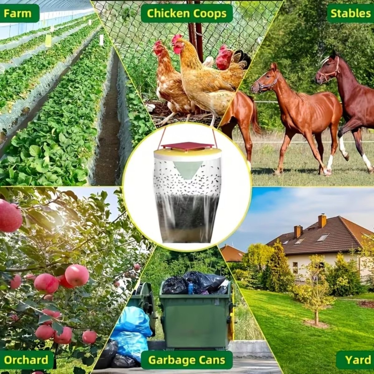 Disposable Hanging Fly Trap Bags - Fly Trap - Wild Eye Vision