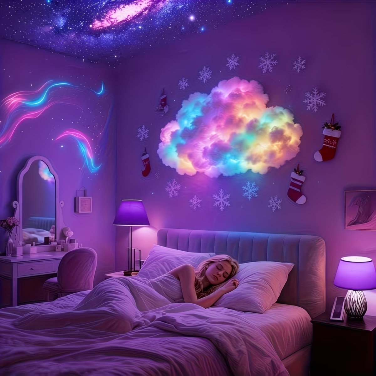 DIY LED Cloud Wall Light - Cloud Wall Light - Wild Eye Vision