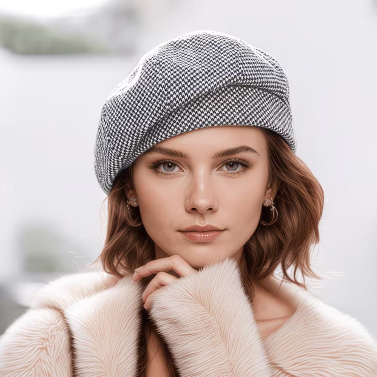 Elegant Cotton Blend Women's Cap - Cotton Blend Cap - Wild Eye Vision