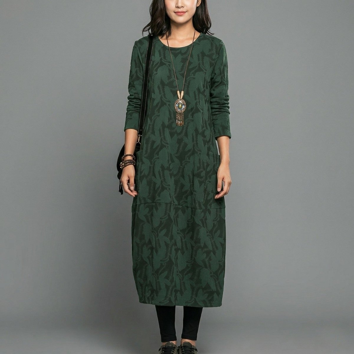 Elegant Printed Maxi Dress - Maxi Dress - Wild Eye Vision