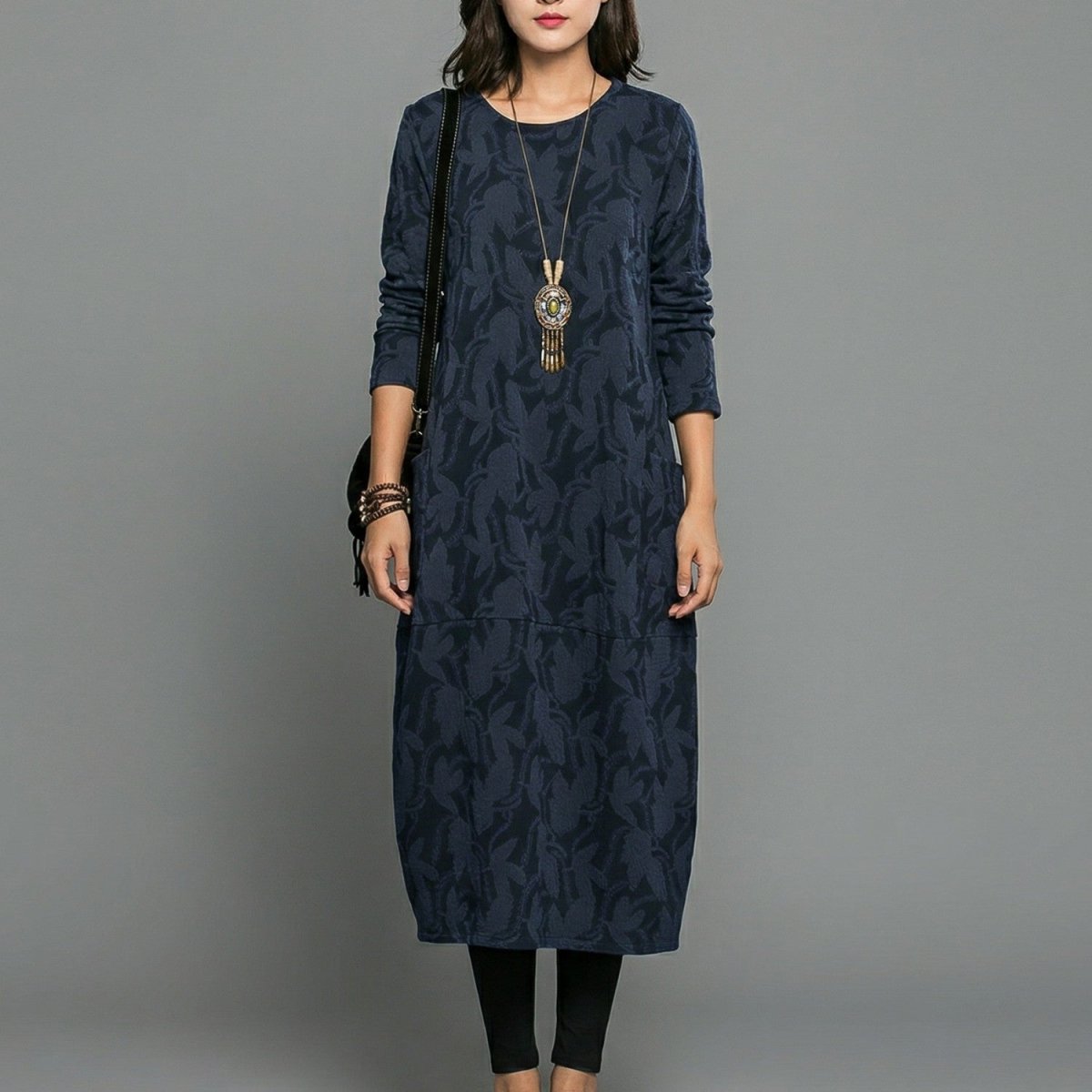 Elegant Printed Maxi Dress - Maxi Dress - Wild Eye Vision