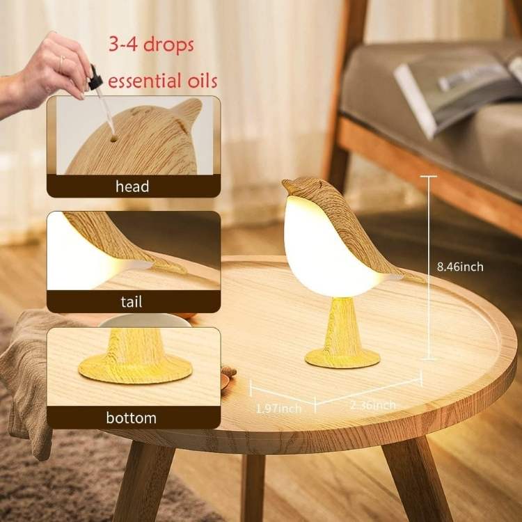 FeatherGlow Touch Lamp - Table Lamp - Wild Eye Vision