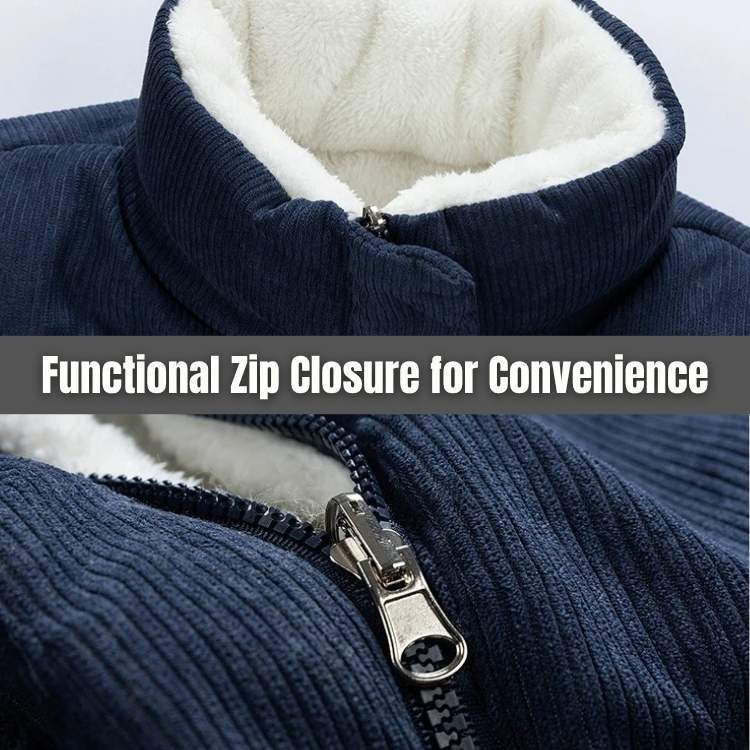 Fleece - Lined Corduroy Jacket - Jacket - Wild Eye Vision