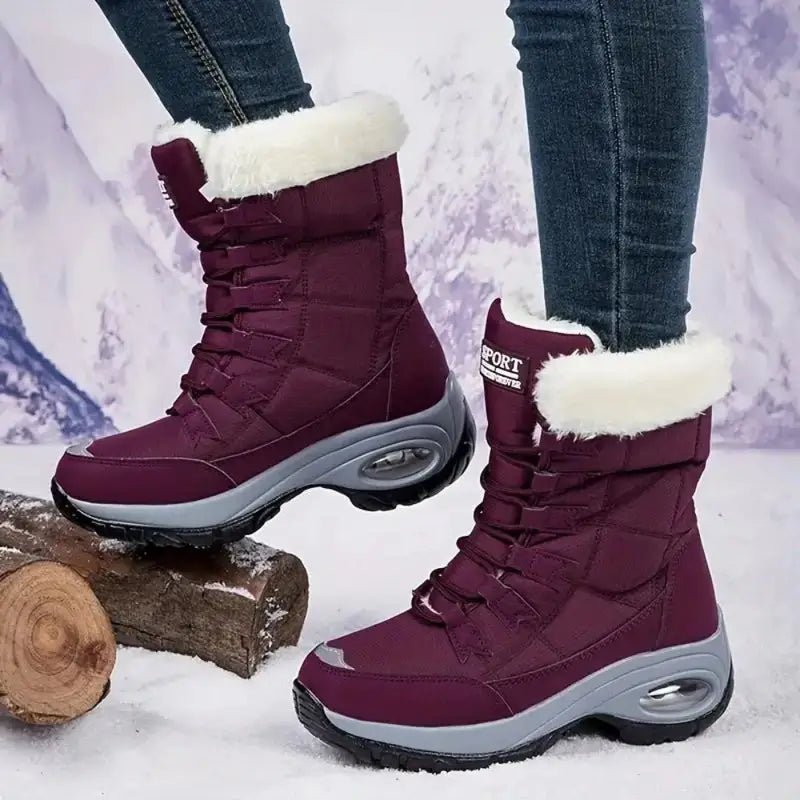 Fleece - Lined Snow Boots for Women - Snow Boots - Wild Eye Vision