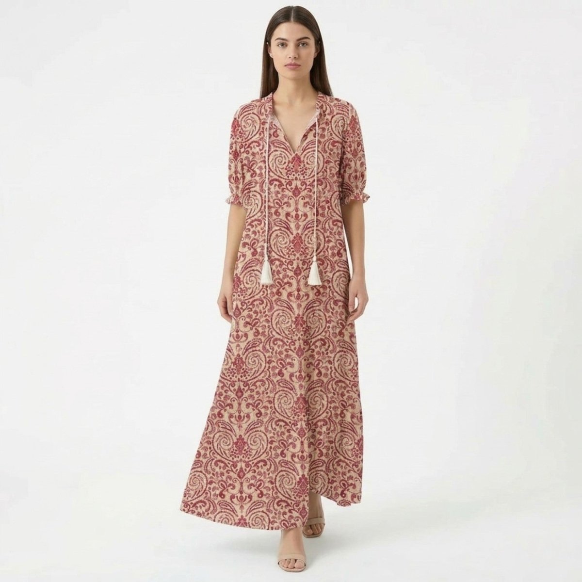 Floral Boho Maxi Dress - Maxi Dress - Wild Eye Vision