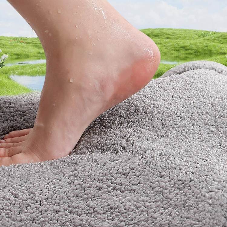 FluffNest Plush Oval Bath Mat - Bath Mat - Wild Eye Vision