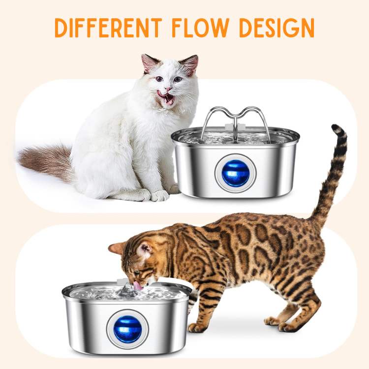 FreshFlow Silent Hydration Cat Fountain - Cat Fountain - Wild Eye Vision