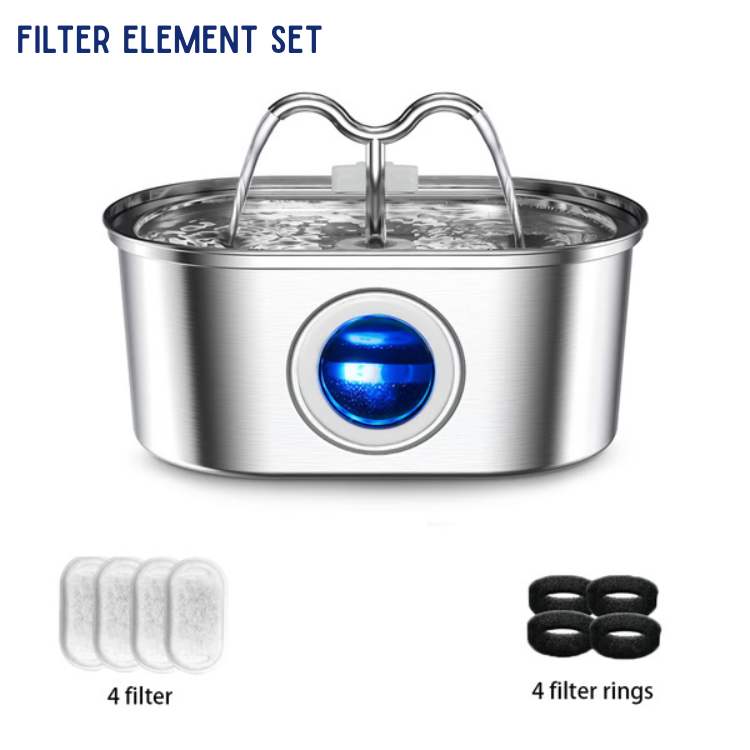 FreshFlow Silent Hydration Cat Fountain - Cat Fountain - Wild Eye Vision