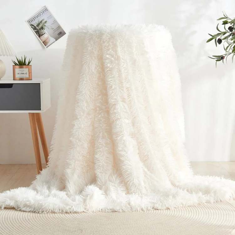Fuzzy Faux Fur Throw Blanket - Throw Blanket - Wild Eye Vision