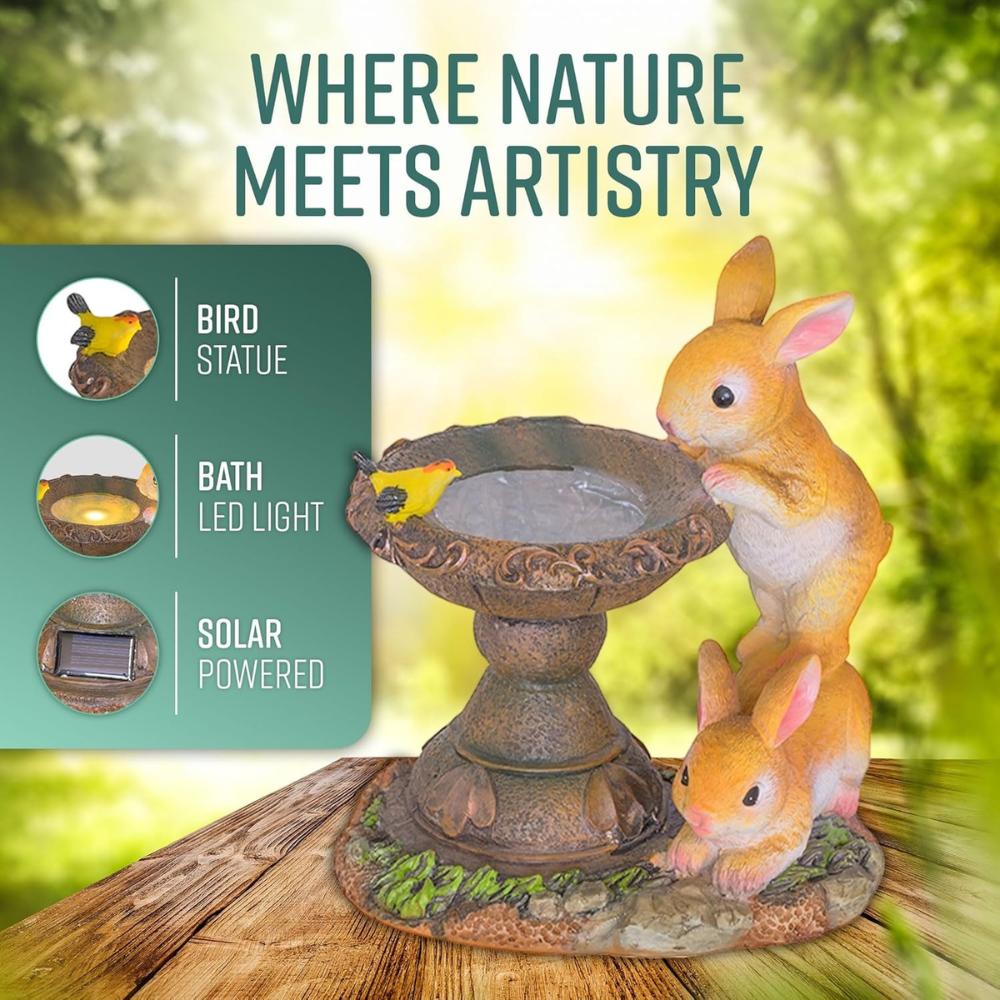 Garden Bunny Solar Lamp - Garden Lamp - Wild Eye Vision
