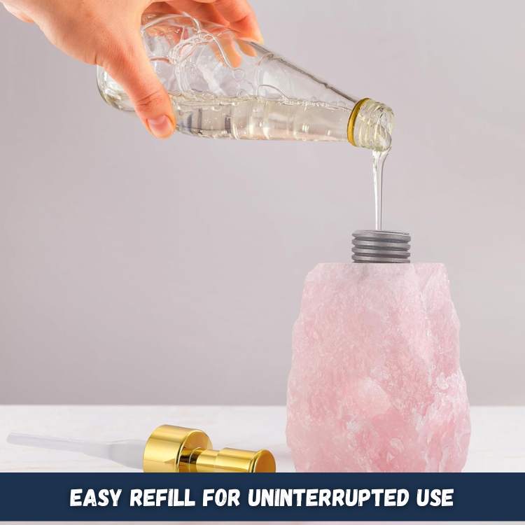 GemLuxe Crystal Soap Dispenser - Soap Dispenser - Wild Eye Vision