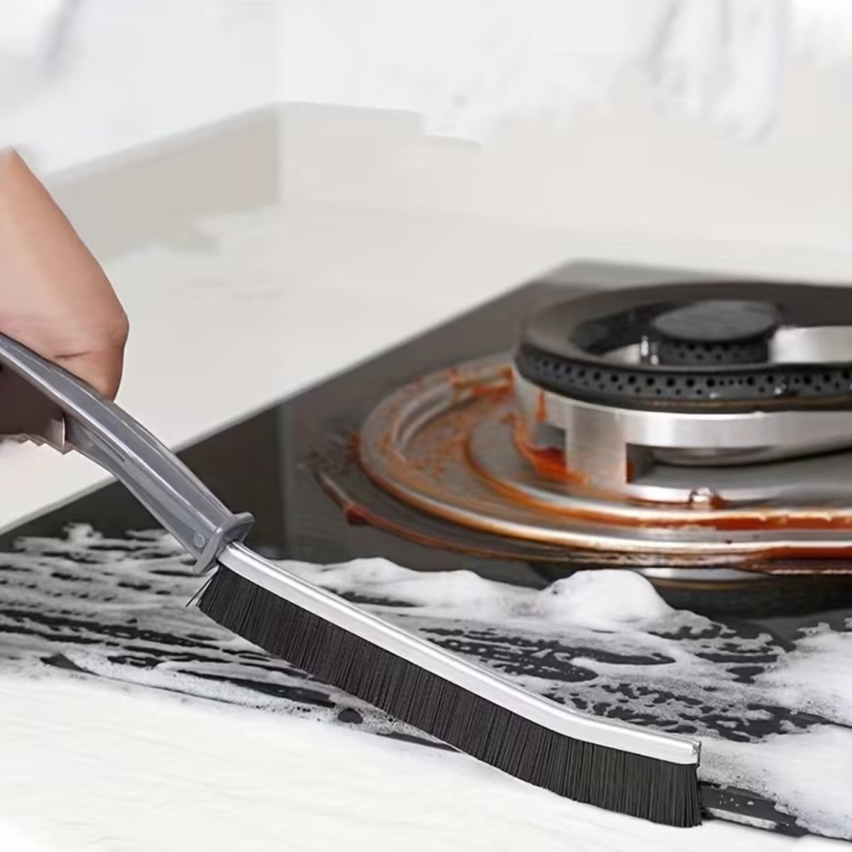 Hard - Bristled Grout Cleaning Brush - Grout Cleaning Brush - Wild Eye Vision