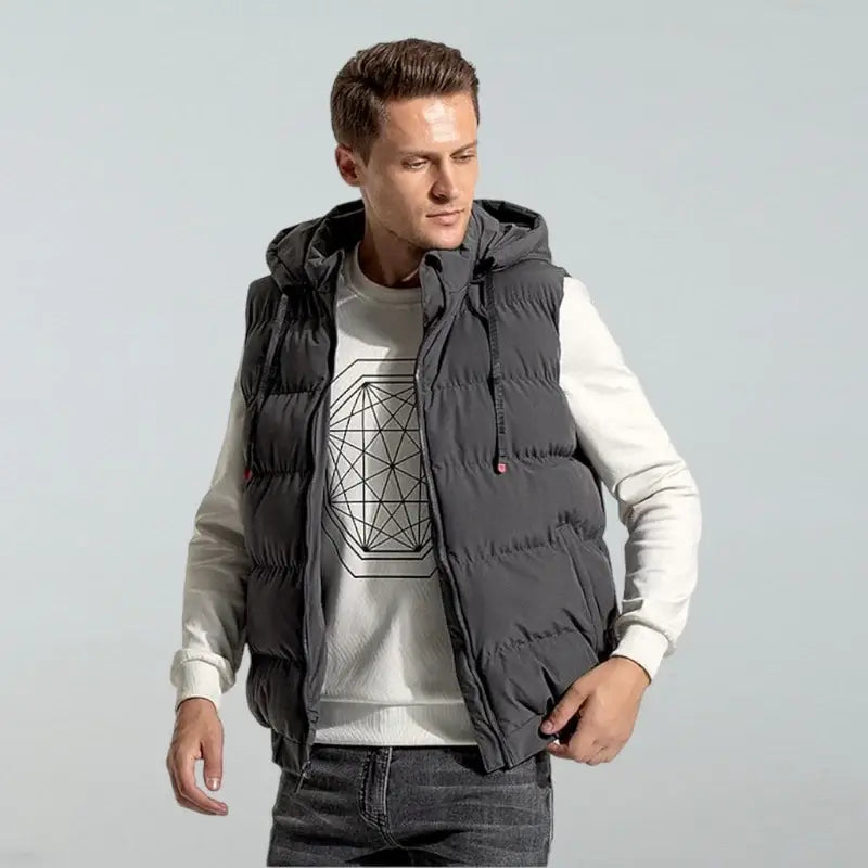 Thermo Heated Hooded Gilet