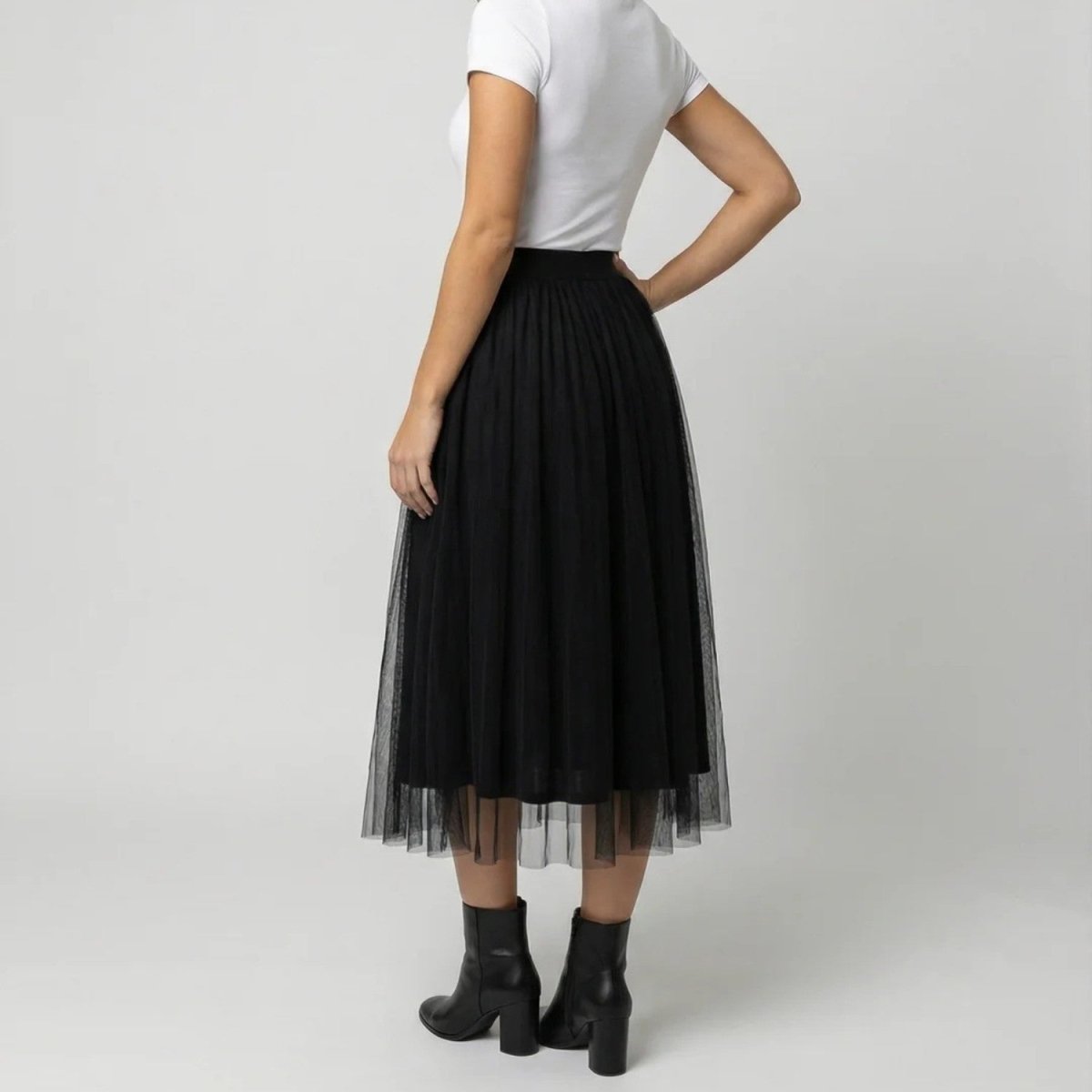 High Waist Tulle Midi Skirt - Skirt - Wild Eye Vision