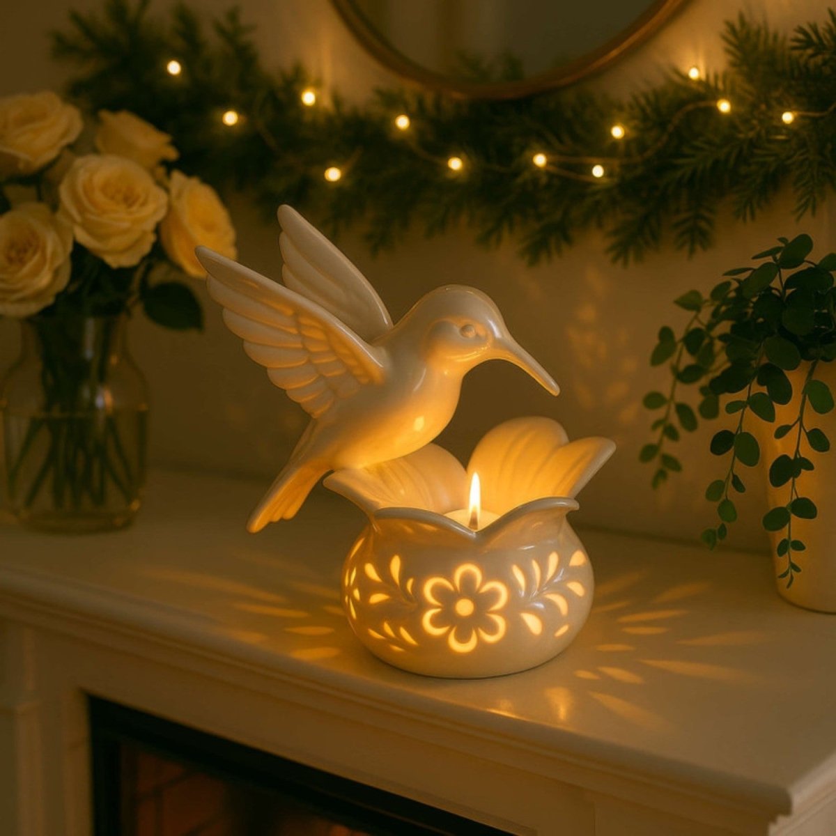 Hummingbird Glow Candle Lamp - Table Lamp - Wild Eye Vision