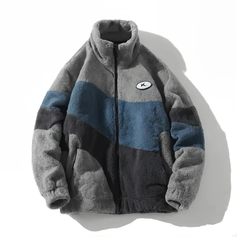 Cozy Color Block Jacket