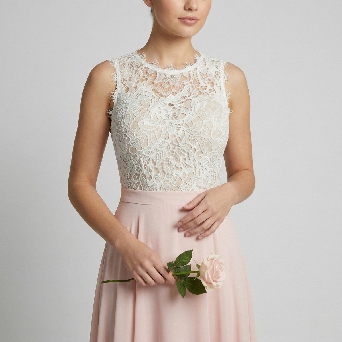 Lace Top Maxi Dress - Maxi Dress - Wild Eye Vision