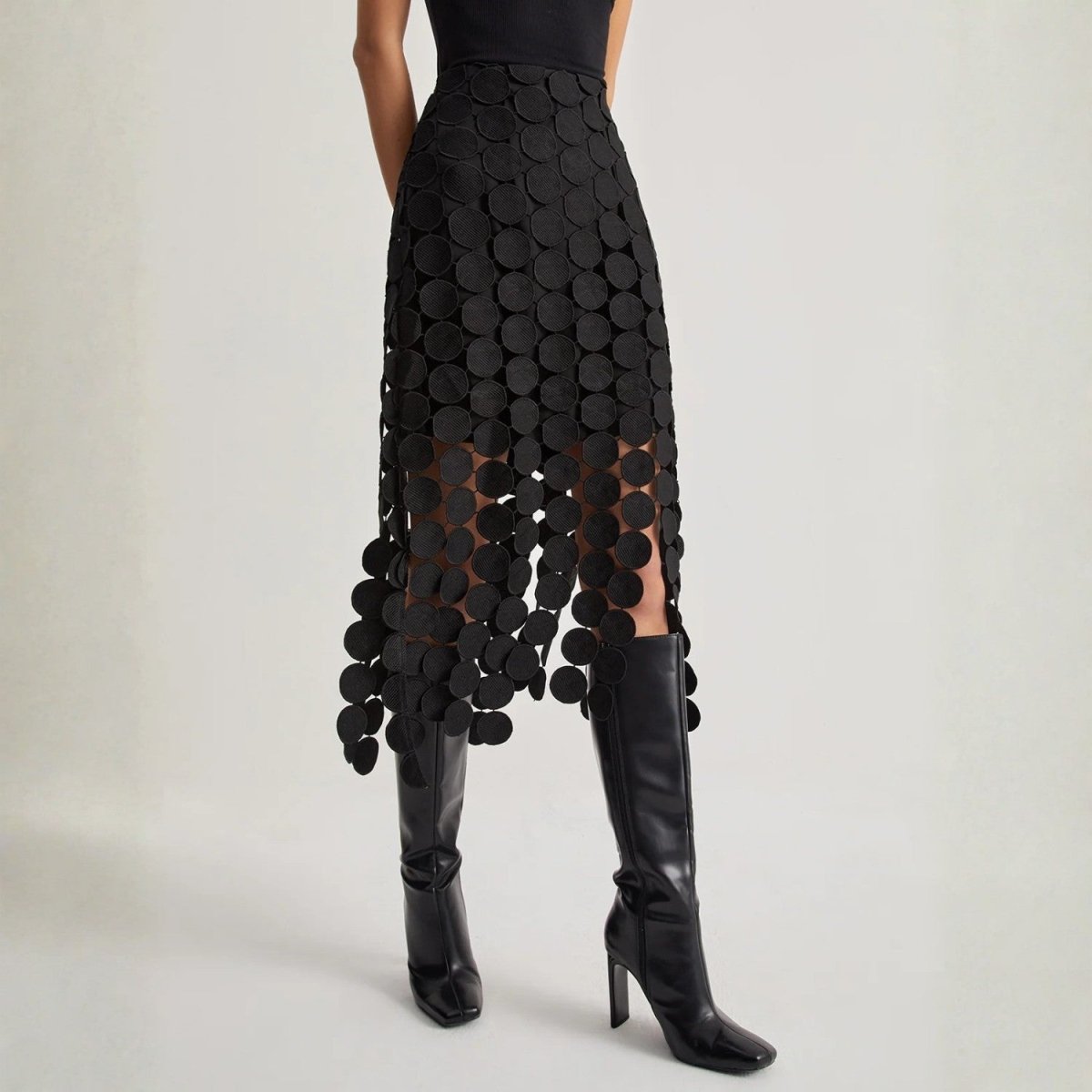 Layered Mesh Midi Skirt - Skirt - Wild Eye Vision
