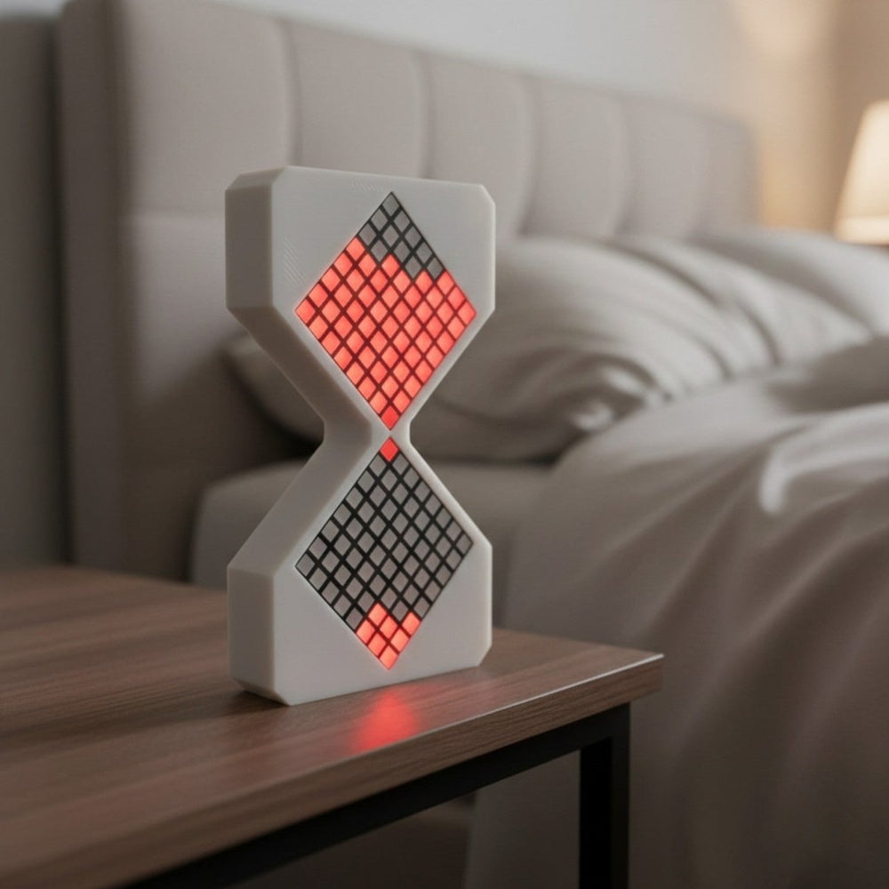Horizontal Led Clock LED Digital Hourglass Clock