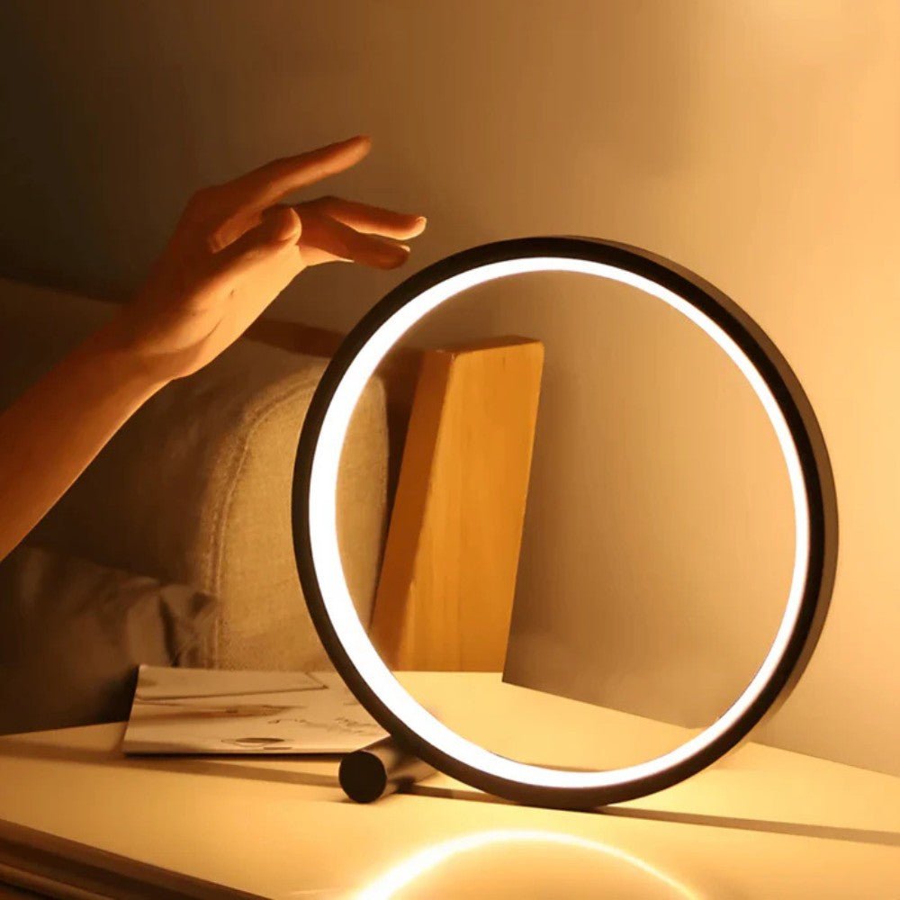 LightCircle Minimalist Touch Lamp - Table Lamp - Wild Eye Vision