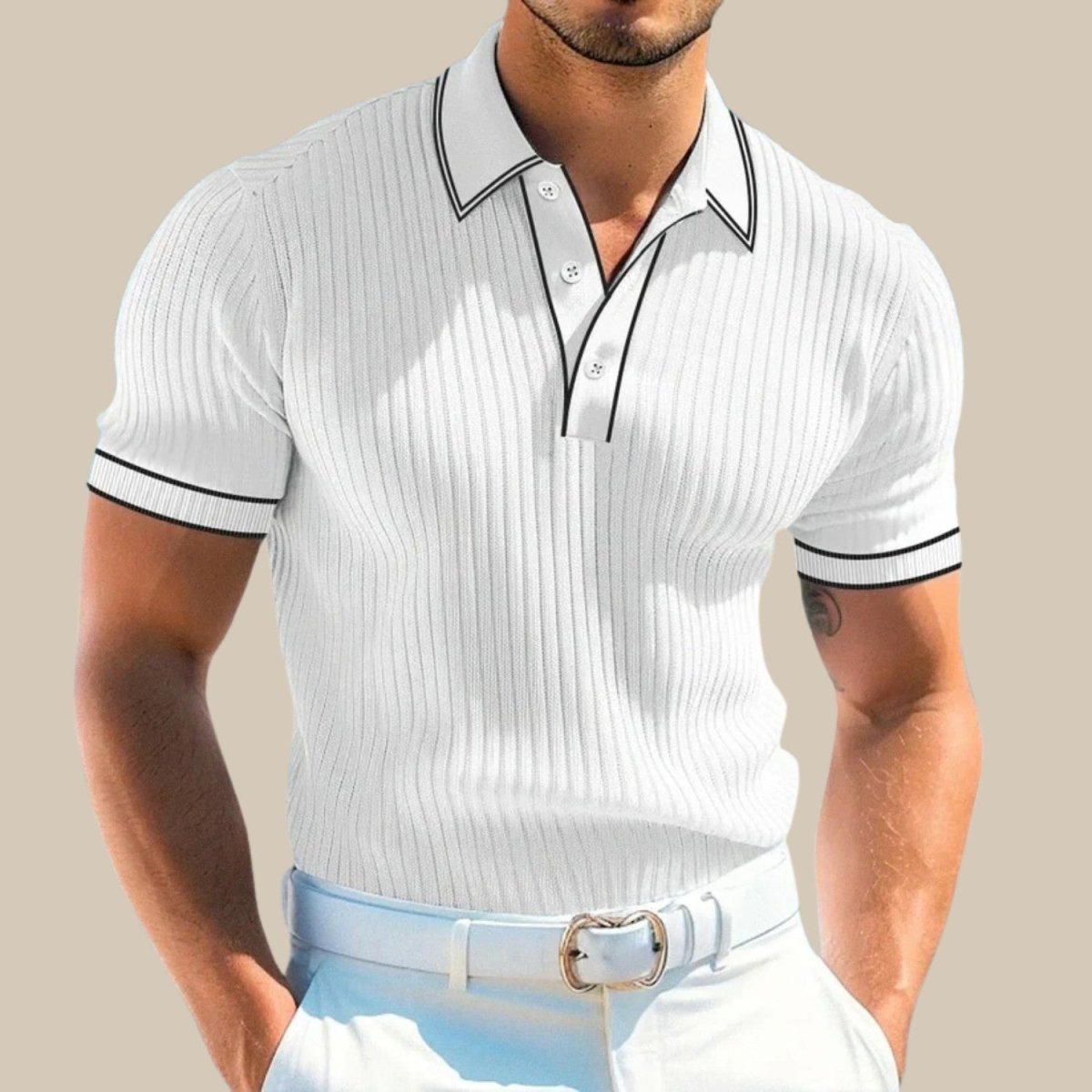 Lightweight Ribbed Summer Polo - Polo Shirts - Wild Eye Vision