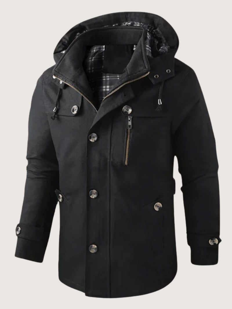 Men's All - Season Hooded Jacket - Men's Winter Jacket - Wild Eye Vision