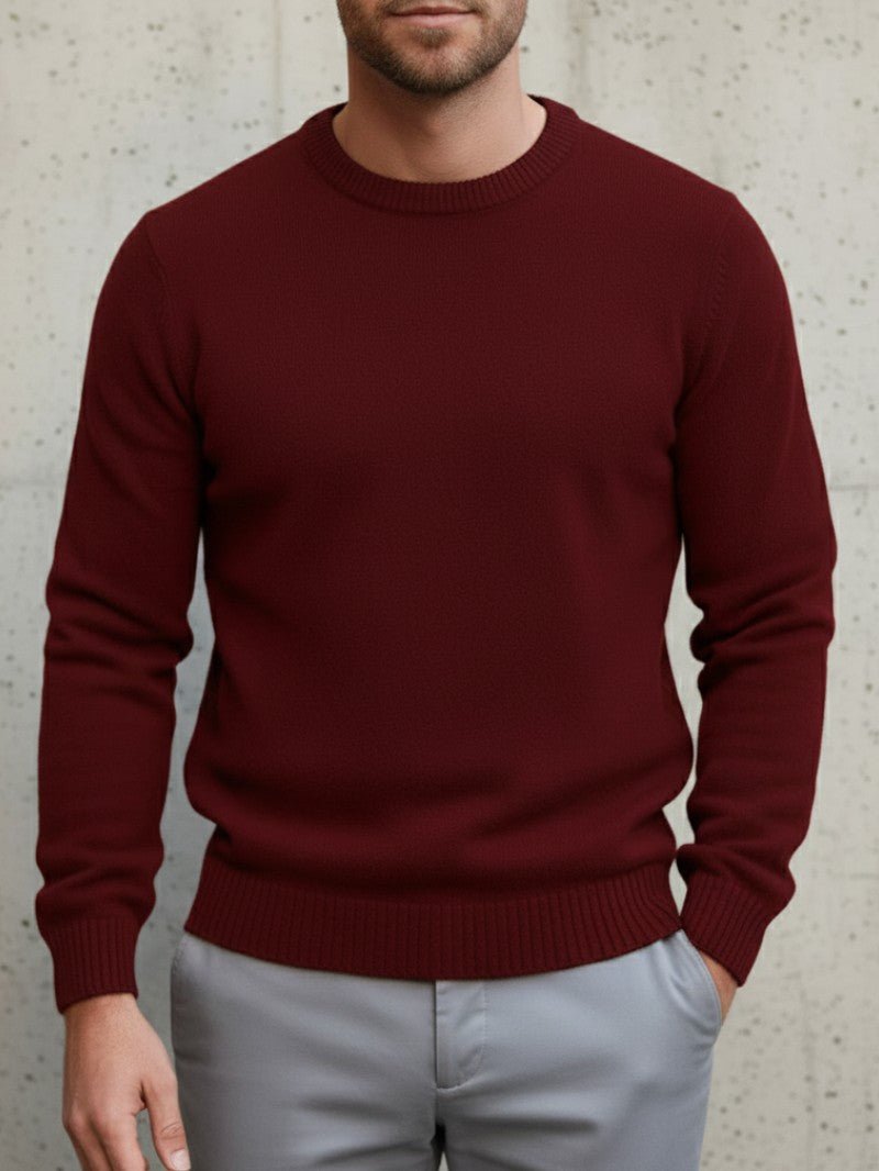 Men’s Casual Crew Neck Sweater - Men Jumper - Wild Eye Vision
