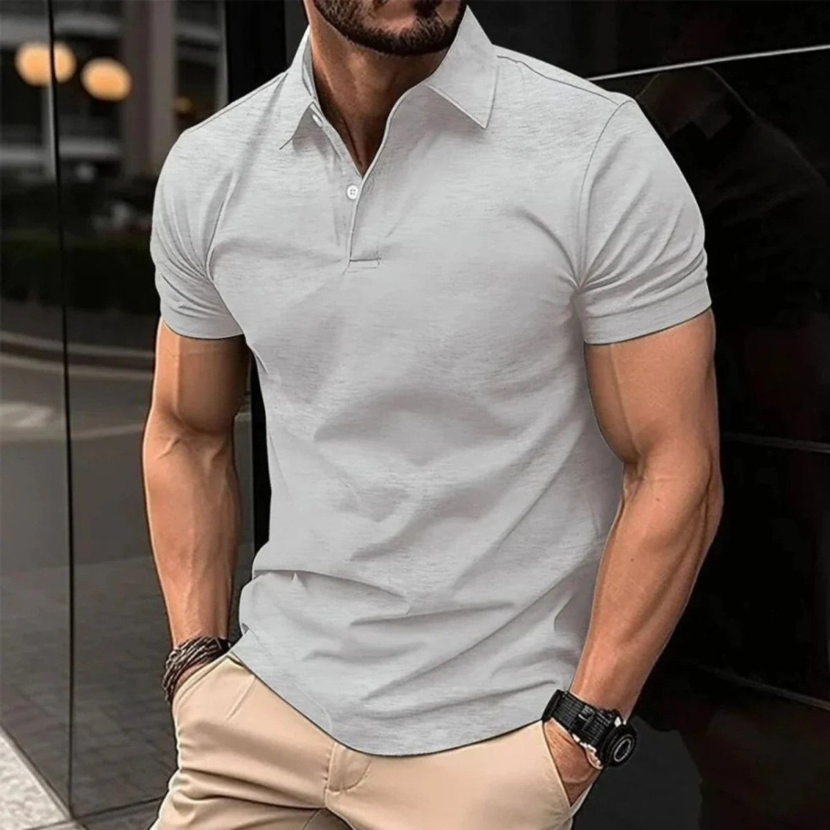 Men's Classic Lightweight Summer Polo Shirt - Polo Shirts - Wild Eye Vision