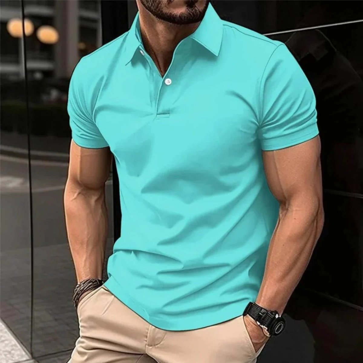 Men's Classic Lightweight Summer Polo Shirt - Polo Shirts - Wild Eye Vision