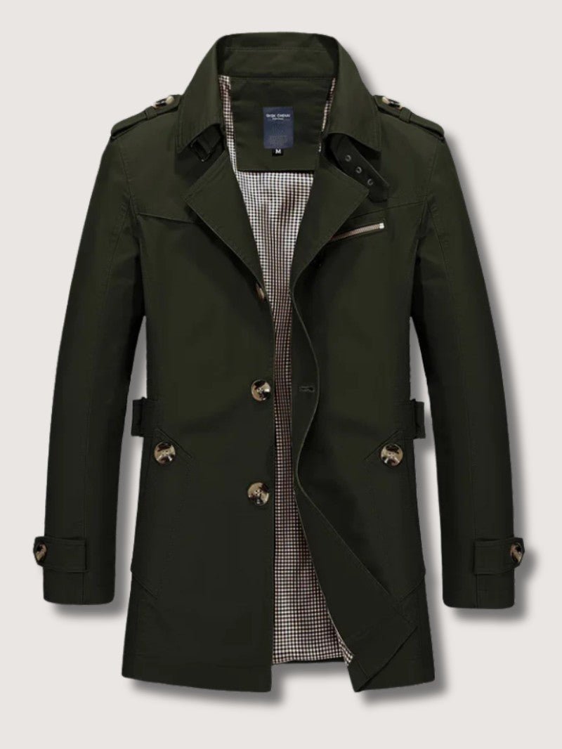Men’s Elegant Trench Coat - Men's Coat - Wild Eye Vision