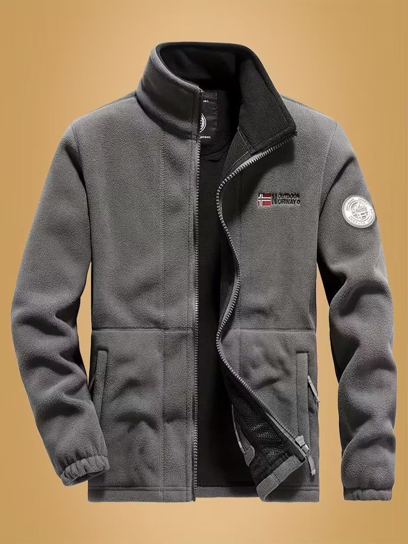 Men’s Fleece Jacket Warm Winter Outdoor Coat - Men's Coat - Wild Eye Vision