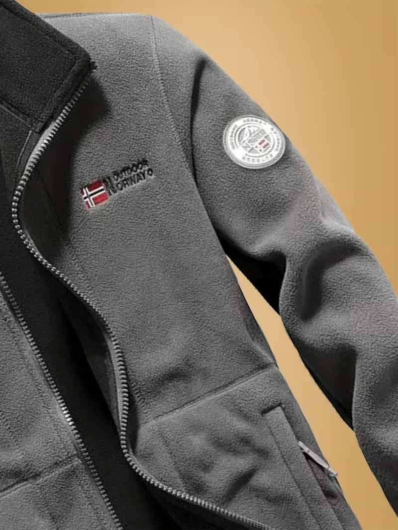 Men’s Fleece Jacket Warm Winter Outdoor Coat - Men's Coat - Wild Eye Vision