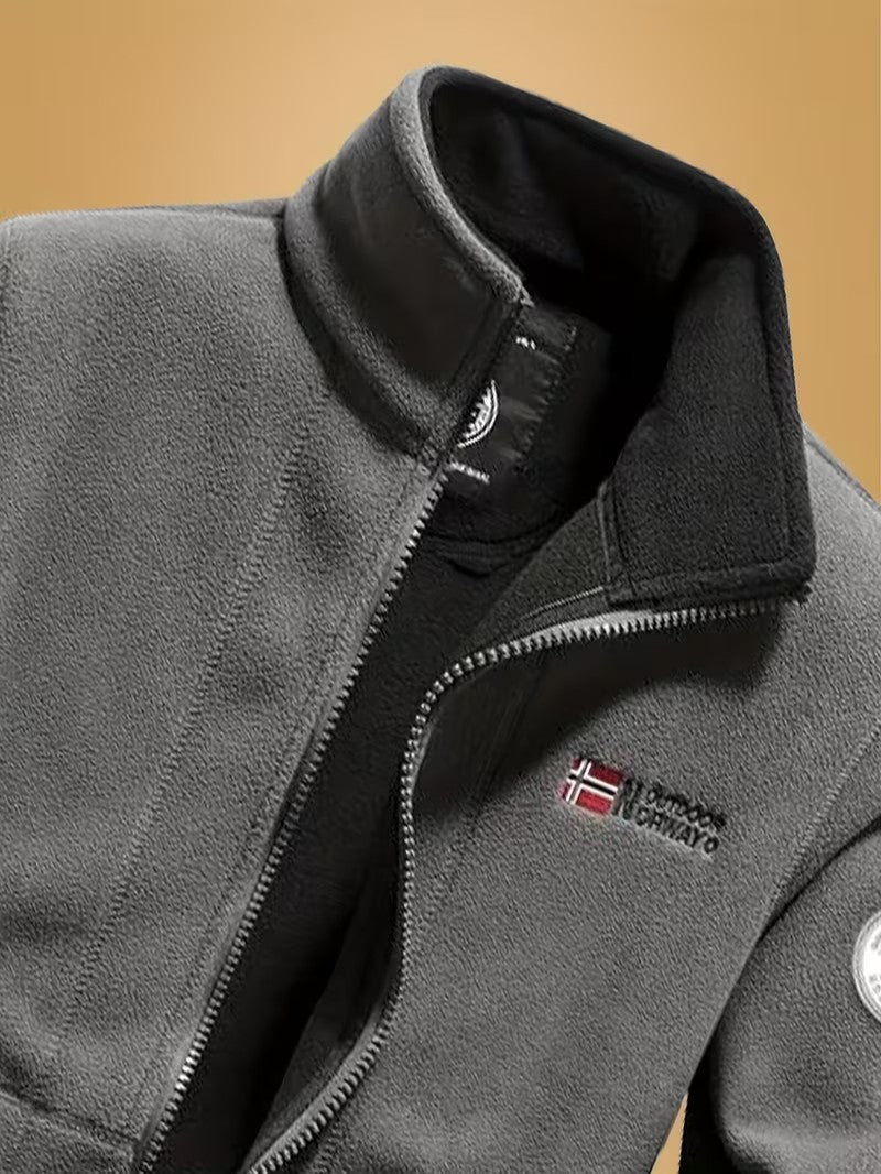 Men’s Fleece Jacket Warm Winter Outdoor Coat - Men's Coat - Wild Eye Vision
